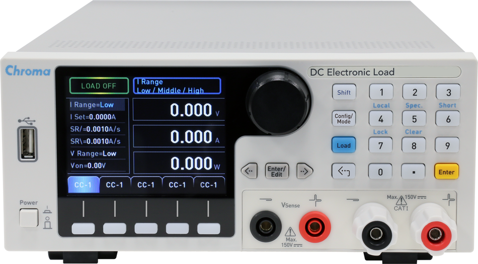 63004-150-60 Benchtop DC Electronic Load 150V/60A/350W