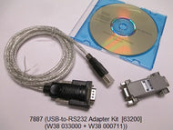 7887 USB-to-RS232 Adapter Kit  [63200/61500/61600/6400/6500]