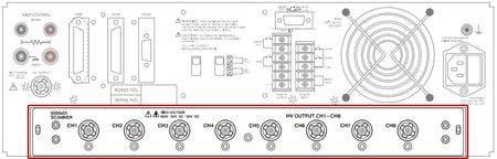 1~8ch HV Scanner Card for 19032 and 19032-P Guardian Electrical Safety Analyzer. Max. 5kV AC, 5kV DC.