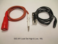 S02 HV Lead Set, high and low, 1 meter