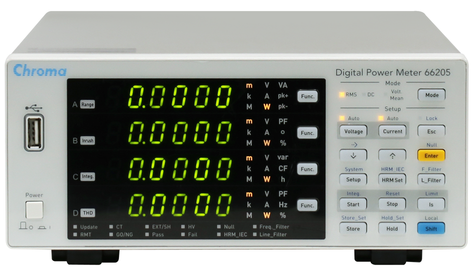 66205 Digital Power Meter single channel, 30A