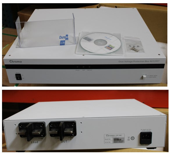 Over Voltage Protection Box. This option is for the 1200V or higher Chroma 63200A series DC loads.