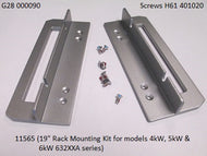 11565 19" Rack Mounting Kit for model 4kW, 5kW & 6kW 63200A (4U)