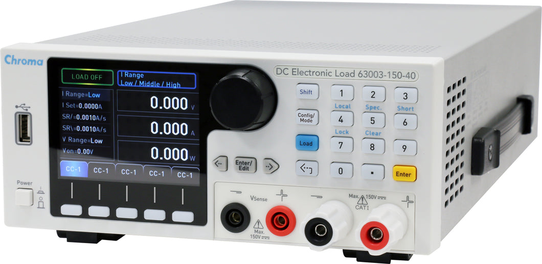 Benchtop DC Electronic Load 150V/40A/250W
