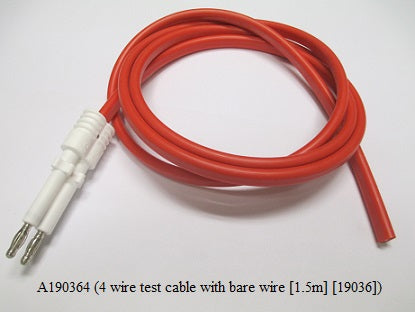 4 wire test cable with bare wire (1.5m) [19036]