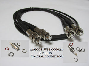 A193004 1m Test Cable BNC to BNC (incl. BNC Male Connector *2)