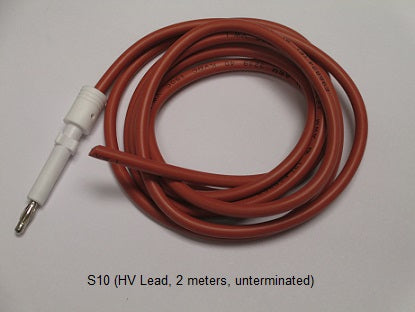 S10 HV Lead, 2 meters, unterminated